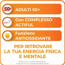 Sustenium Plus 50+ - Integratore per l'energia fisica e mentale degli adulti, 16 bustine