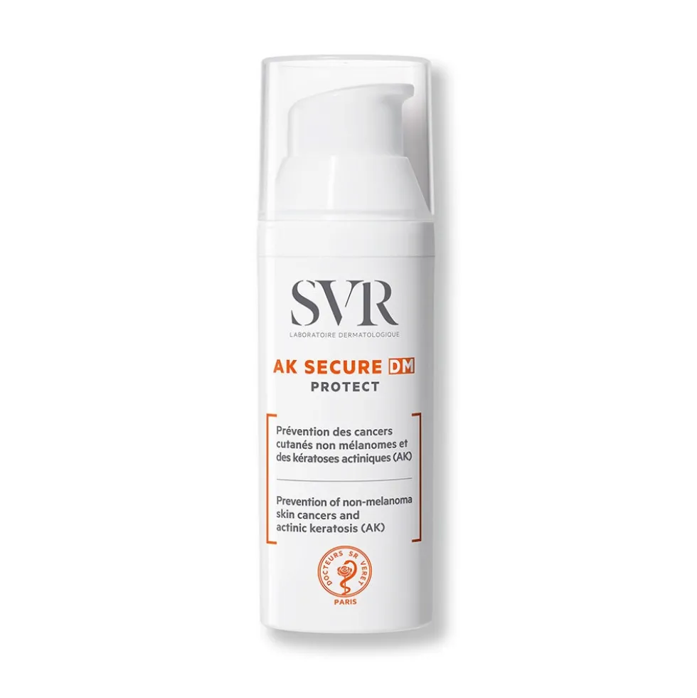 SVR Ak Secure Dm Protect - Solare per prevenire i tumori cutanei e la cheratosi attinica, 50 ml