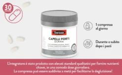 Swisse Beauty - Capelli Forti Donna Integratore, 30 Compresse