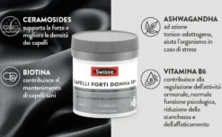 Swisse Beauty - Capelli Forti Donna 50+ Integratore Alimentare, 30 compresse