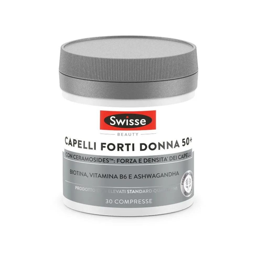 Swisse Beauty - Capelli Forti Donna 50+ Integratore Alimentare, 30 compresse