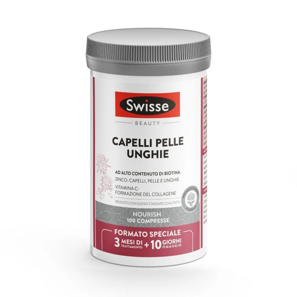 Swisse Beauty - Capelli Pelle e Unghie Integratore Formato Speciale,100compresse