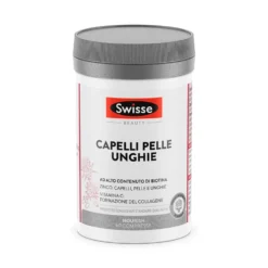 Swisse Beauty Capelli Pelle Unghie - Integratore alimentare anticaduta e antiossidante, 60 compresse