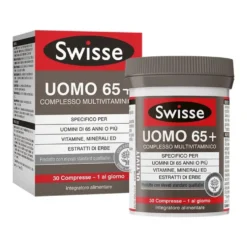 Swisse Complesso Multivitaminico Uomo 65+ - Integratore alimentare per le difese, 30 compresse