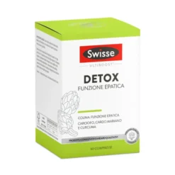 Swisse Ultiboost Detox Funzione Epatica - Integratore per la depurazione del fegato, 60 compresse