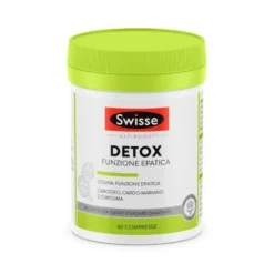 Swisse Ultiboost Detox Funzione Epatica - Integratore per la depurazione del fegato, 60 compresse