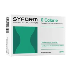 Syform 0 Calorie - Integratore per l'equilibrio del peso corporeo, 30 compresse