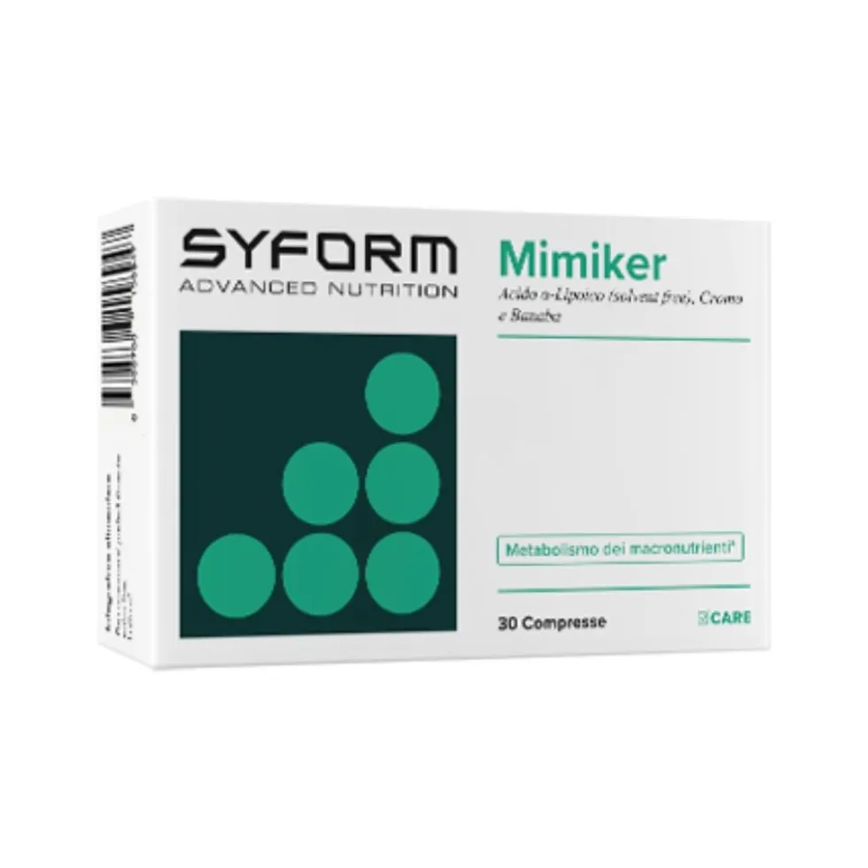Syform Mimiker - Integratore per il metabolismo e il controllo della glicemia, 30 compresse