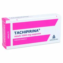 Tachipirina 1000mg Paracetamolo Supposte Adulti Antipiretico e Analgesico, 10 Supposte
