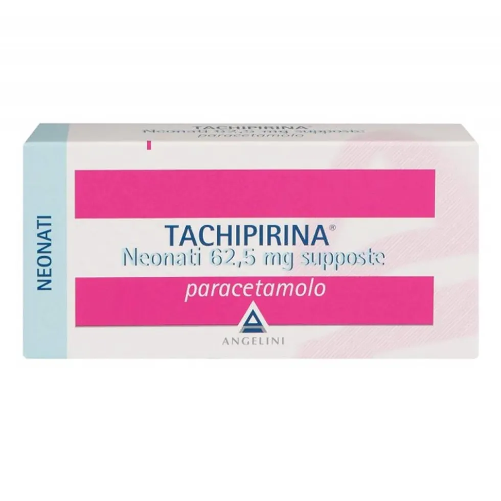 Tachipirina Neonati 62,5mg Paracetamolo Antipiretico e Analgesico, 10 Supposte