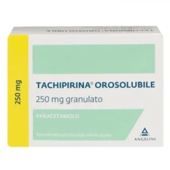 Tachipirina Orosol Orosolubile 250mg Paracetamolo Antipiretico e Analgesico Senza Acqua, 10 Bustine