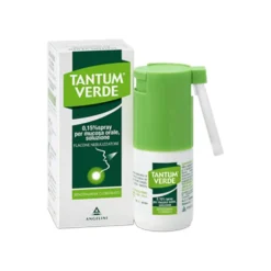 Tantum Verde 0,15% Benzidamina Cloridrato Spray per Mucosa Orale Trattamento di Stati Infiammatori del Cavo Orofaringeo, 30ml