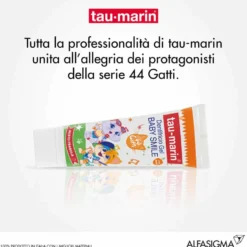 Tau-marin Baby Smile - Dentifricio in gel alla fragola per la protezione dei denti da latte, 50 ml