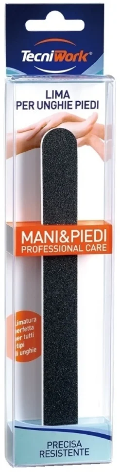 Tecniwork Lima per unghie piedi ultra-resistente, 1 lima