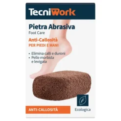 Tecniwork Pietra Abrasiva Anticallosità per rimuovere calli e duroni, 1 pezzo