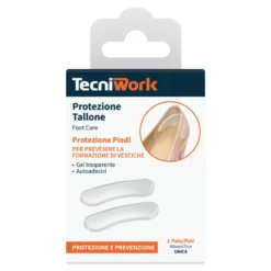 Tecniwork Protezione Tallone in gel autoadesivi, 1 paio