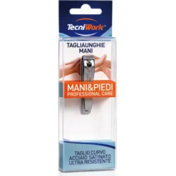 Tecniwork Tagliaunghie mani taglio curvo, 1 pezzo