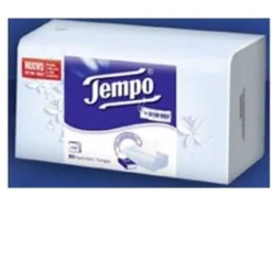 Tempo Fazzoletti Box - Fazzoletti a 4 veli per l'igiene del viso e del naso, 80 pezzi