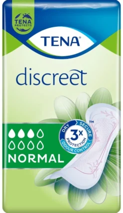 Tena Lady Discreet - Assorbenti Tena lady normal per le perdite urinarie, 12 pezzi