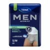 Tena Men Active Fit - Mutandine assorbenti per l'incontinenza maschile taglia S/M, 9 pezzi