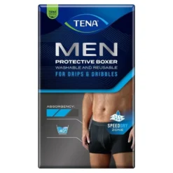 Tena Men - Boxer Protettivi Lavabili e Riutilizzabili Taglia M, 1 boxer