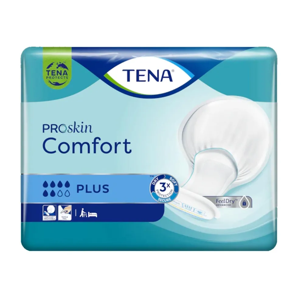 Tena Proskin Comfort Plus - Pannolone sagomato per l'incontinenza e le perdite, 40 pannoloni
