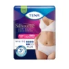 Tena Silhouette - Plus White Vita Bassa Mutandine Assorbenti Femminili Taglia M, 12 mutandine