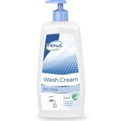 Tena Wash Cream - Crema detergente senza risciacquo per la pelle vulnerabile, 500 ml