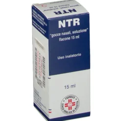 Teofarma NTR - Gocce nasali per decongestionare il naso chiuso da raffreddore, 15 ml