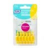 TePe Scovolino Original giallo 0,7 mm - Scovolino interdentale per rimuovere la placca, 6 pezzi