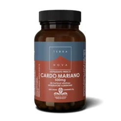 Terranova Detox - Cardo Mariano 500mg Integratore Funzione Epatica, 50 Capsule