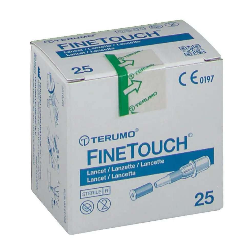 Terumo Finetouch Lancette Pungidito G23, 25 Lancette
