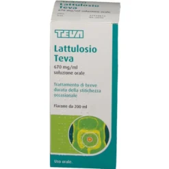 Teva Lattulosio - Soluzione orale per la stitichezza occasionale, 200ml