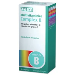 Teva Multivitaminico Complex B - Integratore energetico, 40 compresse