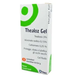 Théa Thealoz Gel - Gel oftalmico lubrificante per secchezza oculare, 30 flaconcini da 0,4 g