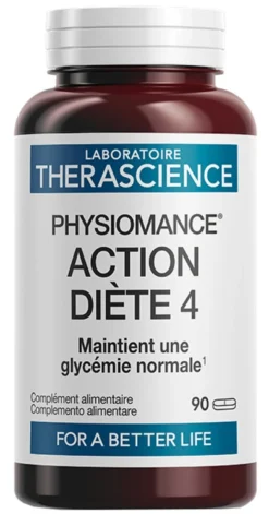 Therascience Physiomance Action Diet 4 - Integratore action diet4 bruciagrassi, 90 compresse