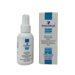 Thotale Deodorante Spray Rinfrescante Attivo per Pelli Sensibili Delicate, 100ml