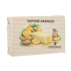 Thotale Saponetta all'arancio detergente per corpo e mani, 100 g