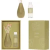 THUN Diffusore Bulbo Oliva - Profumatore d'ambiente in ceramica per la casa, cofanetto da 100 ml