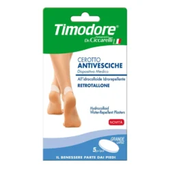Timodore Cerotto Antivesciche Retrotallone, 5 Pezzi