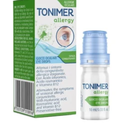 Tonimer Allergy Gocce Oculari - Gocce idratanti e lubrificanti senza conservanti, 10 ml