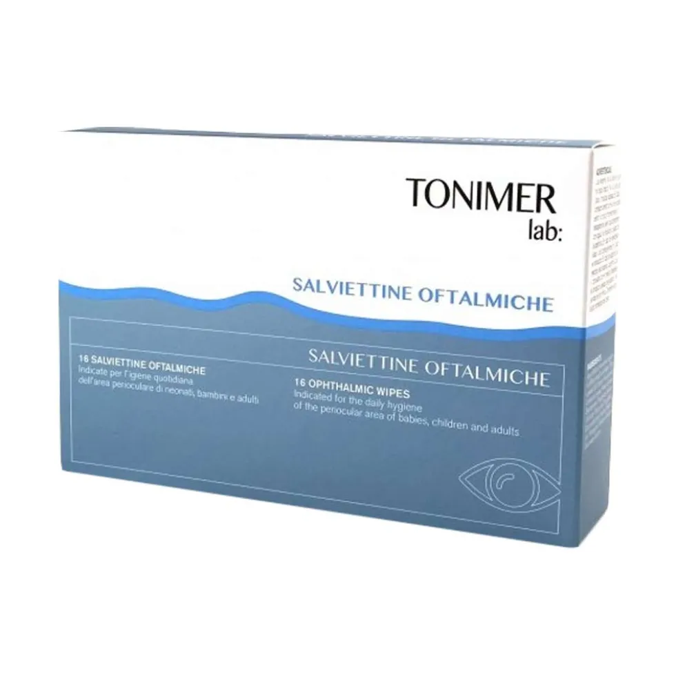 Tonimer Eyes Salviettine Oftalmiche Occhio Infiammato, 16Pezzi