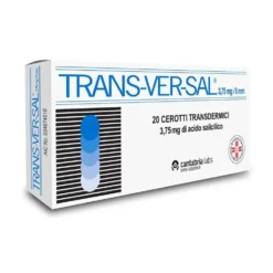 Transversal 3,75mg/6mm Dischetti Acido Salicilico Trattamento Verruche Calli e Duroni, 20 cerotti