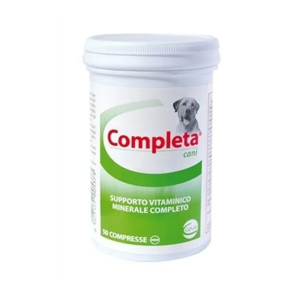 Trebifarma Completa Cani - supporto vitaminico e ricostituente per cani, 50 compresse