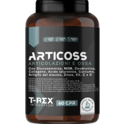 T-Rex Articoss - Integratore alimentare per il benessere di articolazioni e ossa, 60 compresse
