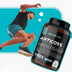T-Rex Articoss - Integratore alimentare per il benessere di articolazioni e ossa, 60 compresse