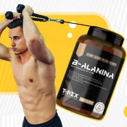 T-Rex Beta-Alanina Integratore Post Workout con Vitamine B1-B6 Precursore Carnosina, 120 Compresse