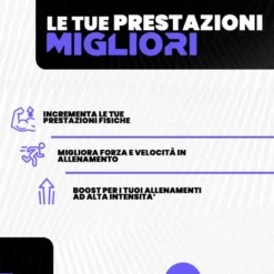 T-Rex Creatina monoidrato ai frutti di bosco - Integratore polvere per prestazioni fisiche, 250 g