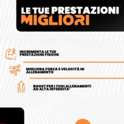 T-Rex Creatina Monoidrato Polvere Integratore per Sportivi in Polvere Gusto The alla Pesca, 250g