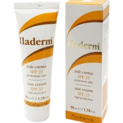 Tricofarma Iladerm Sole - Crema fotoprotettiva per il viso con SPF 35, 50 ml